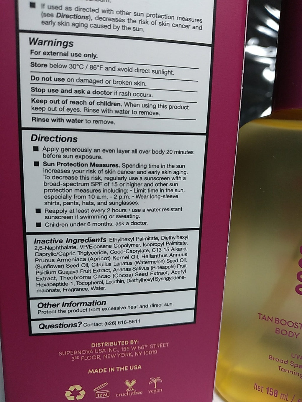 Coco & Eve Sunny Honey Tan Boosting Body Oil SPF 20 5.07 Fl Oz - Anti-Aging Hydrating Skin Oil