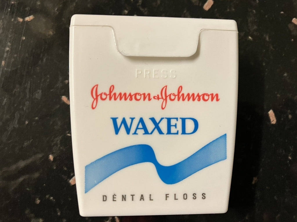 Waxed Dental Floss 12 Rolls - 100 Yards Each, White, USA Made