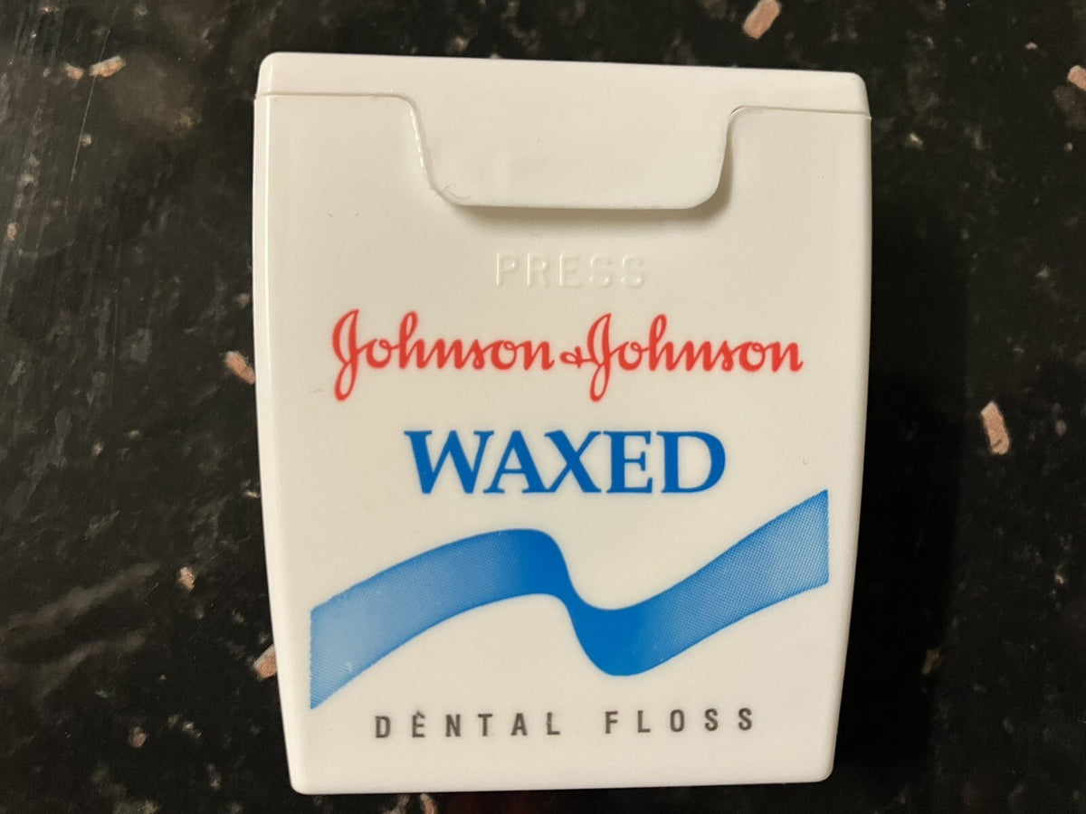 Waxed Dental Floss 12 Rolls - 100 Yards Each, White, USA Made