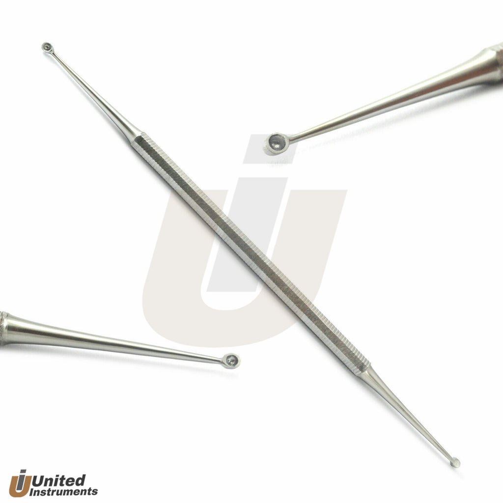 Nail Curette Set - Stainless Steel Toe Nail Cleaner Double Ended 1.5-2.5mm
