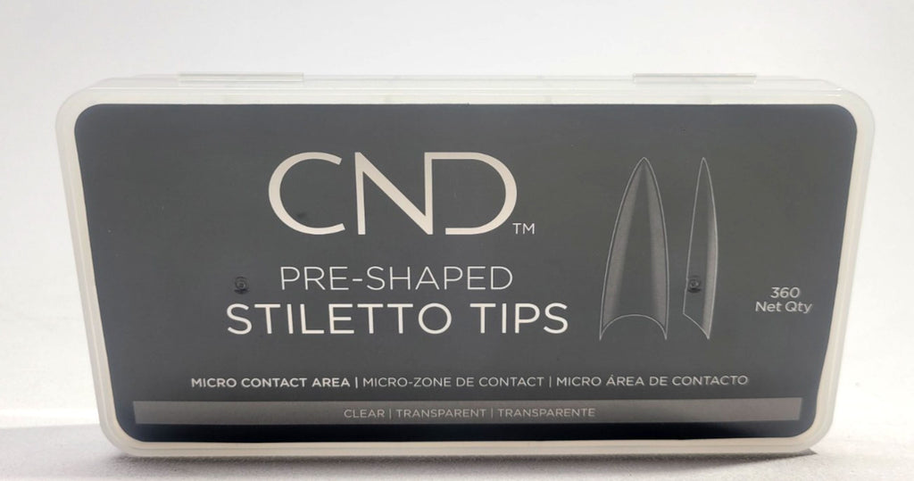 Pre-Shaped Stiletto Nail Tips - Professional Nail Extensions 360 Count