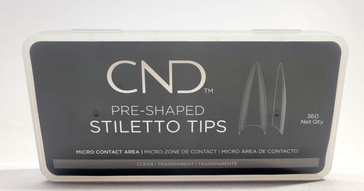 Pre-Shaped Stiletto Nail Tips - Professional Nail Extensions 360 Count