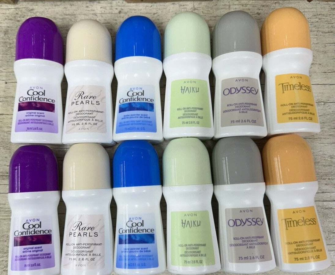 12-Pack Women’s Roll-On Perfume Set - 2.6 fl oz Assorted Scents