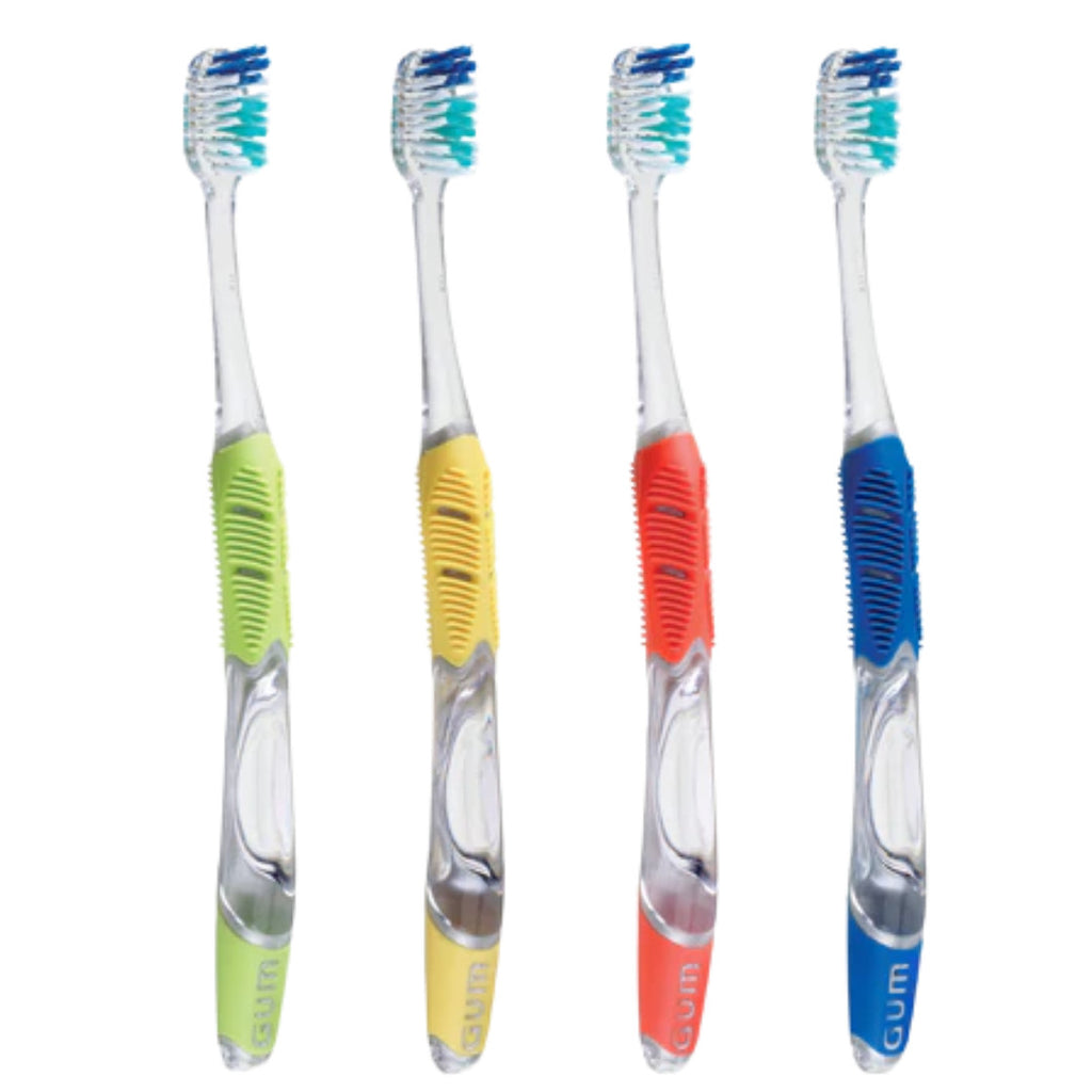 12-Pack Soft Adult Toothbrushes - Compact Design for Oral Care