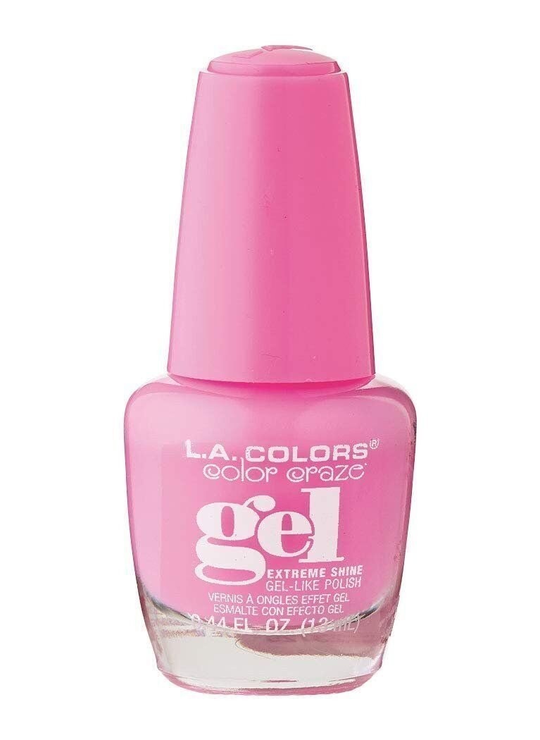 Neon Gel Nail Polish Girl Talk 0.44 Fl Oz - Bright Neon Nail Enamel