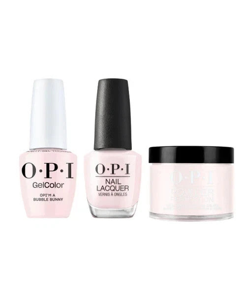 OPI Bubble Bunny Nail Polish Set - Pink Sheer Gel & Powder Trio