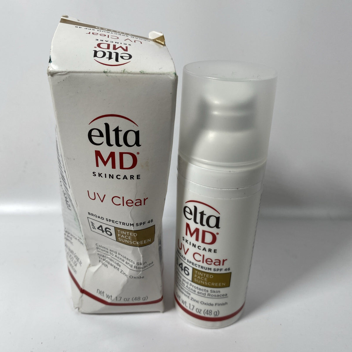 EltaMD Tinted Sunscreen SPF 46 1.7 oz Facial Sunblock with Broad Spectrum Protection
