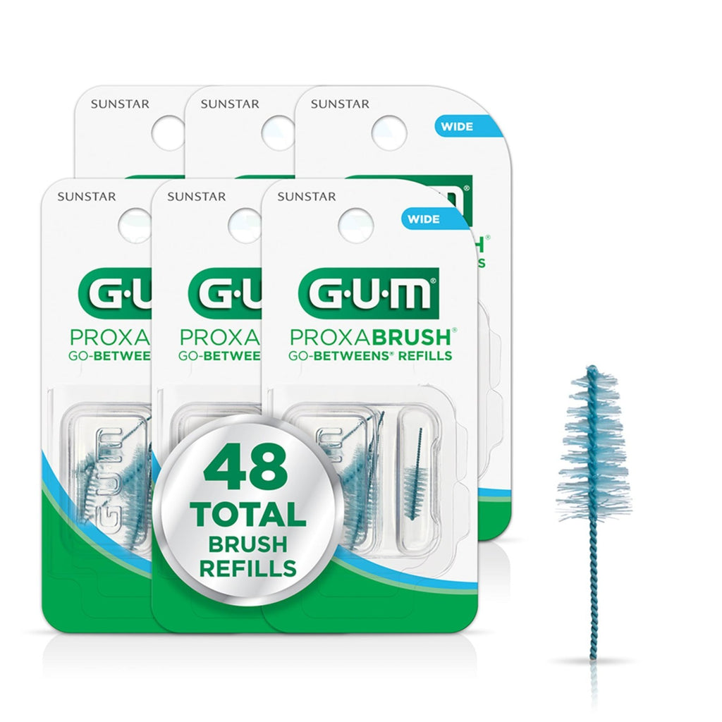 Interdental Brush Refills for Wide Spaces - 8 Count Dental Cleaners