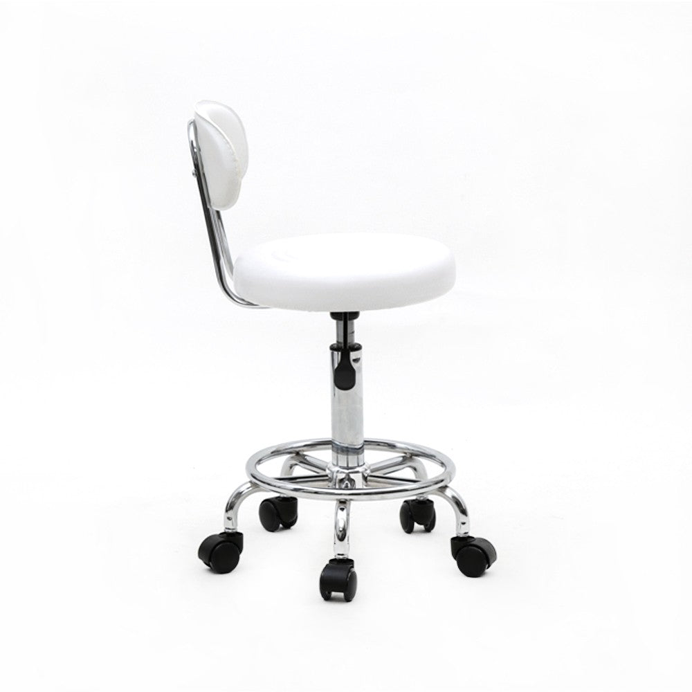 Adjustable Hydraulic Spa Salon Stool with Backrest