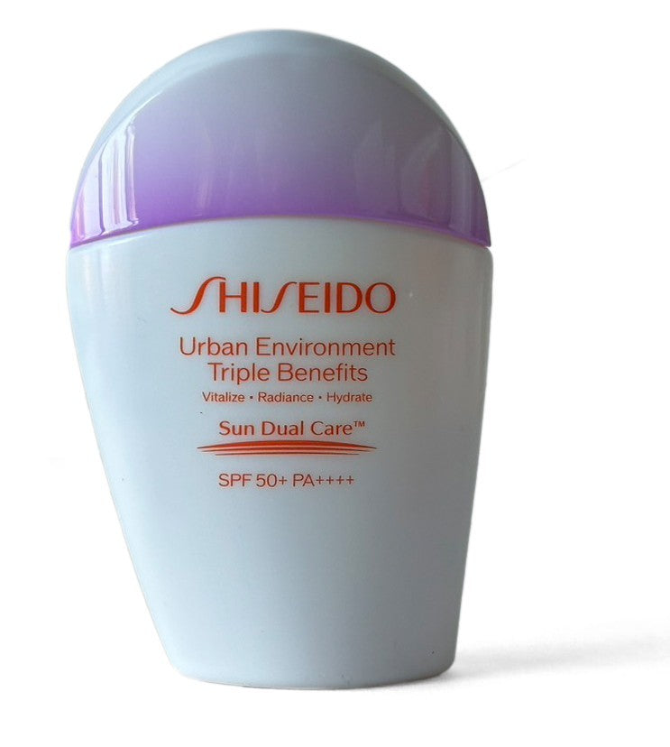 Shiseido Urban Environment Triple Beauty Sun Care SPF 50+ Emulsion Tone-Up 30ML