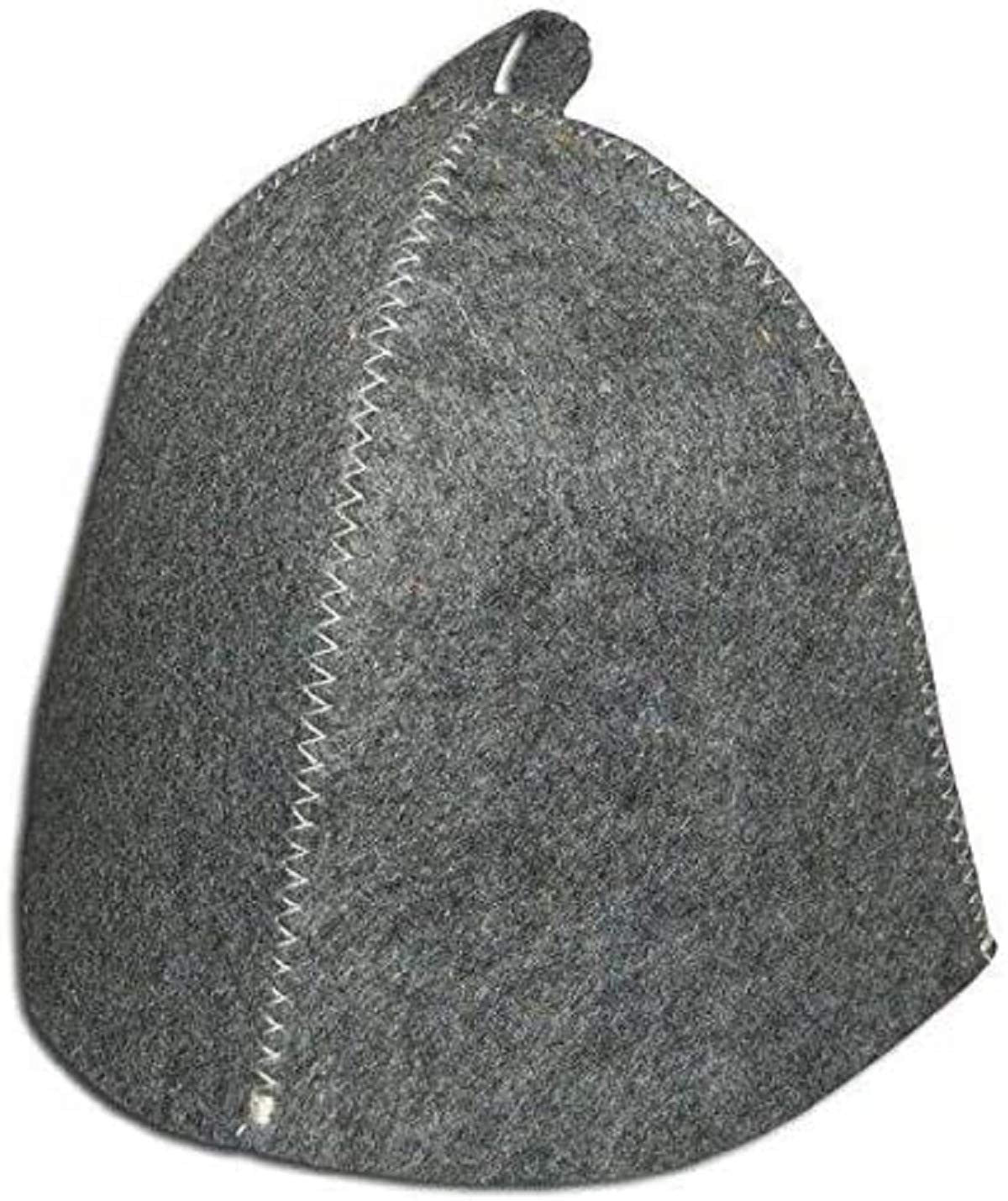 Unisex Wool Felt Sauna Hat for Banya Bathhouse - One Size