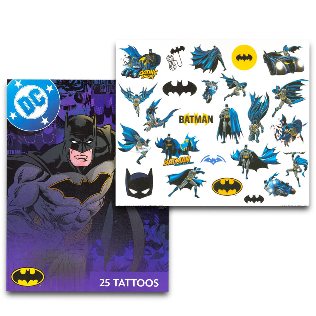 Temporary Superhero Tattoos for Kids Bundle – 100 Pcs & DC Mix