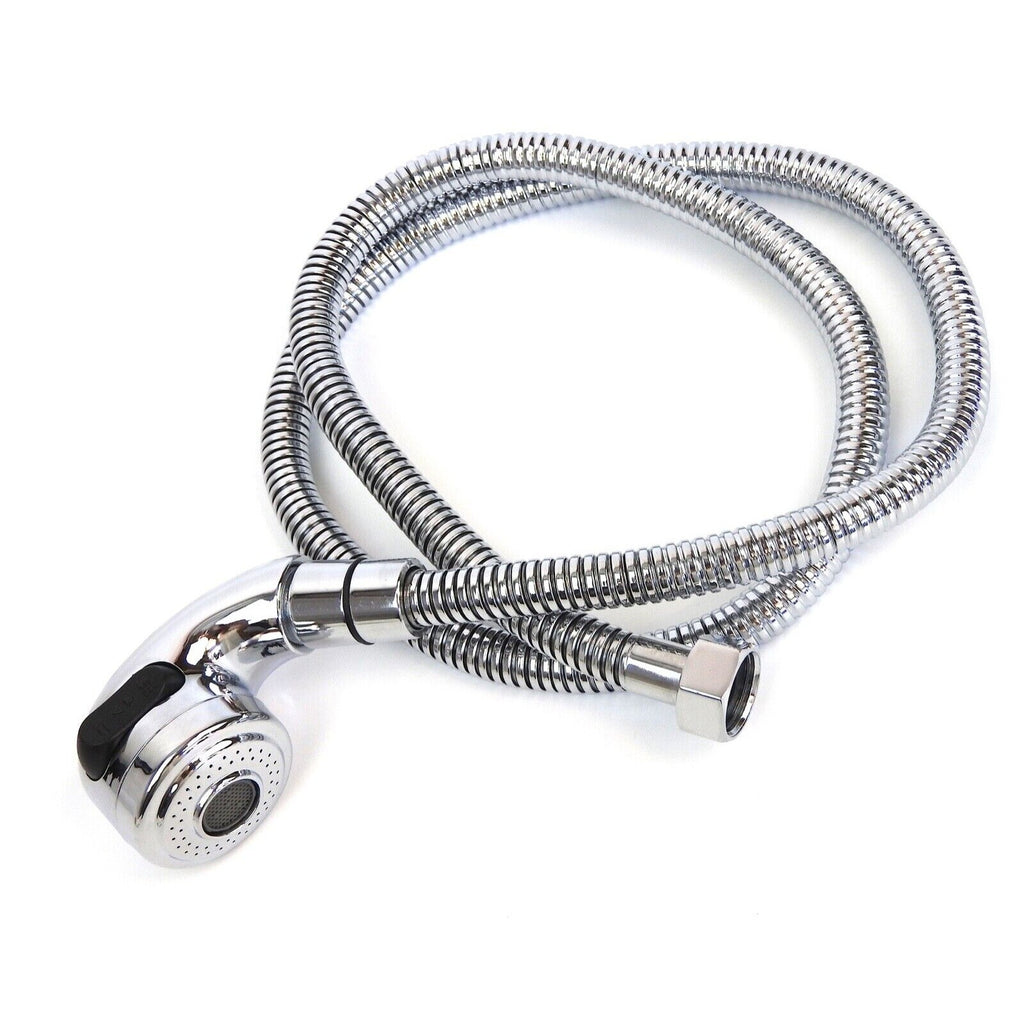 Salon Shampoo Bowl Replacement Part Chrome Sprayer Hose 47 Inch