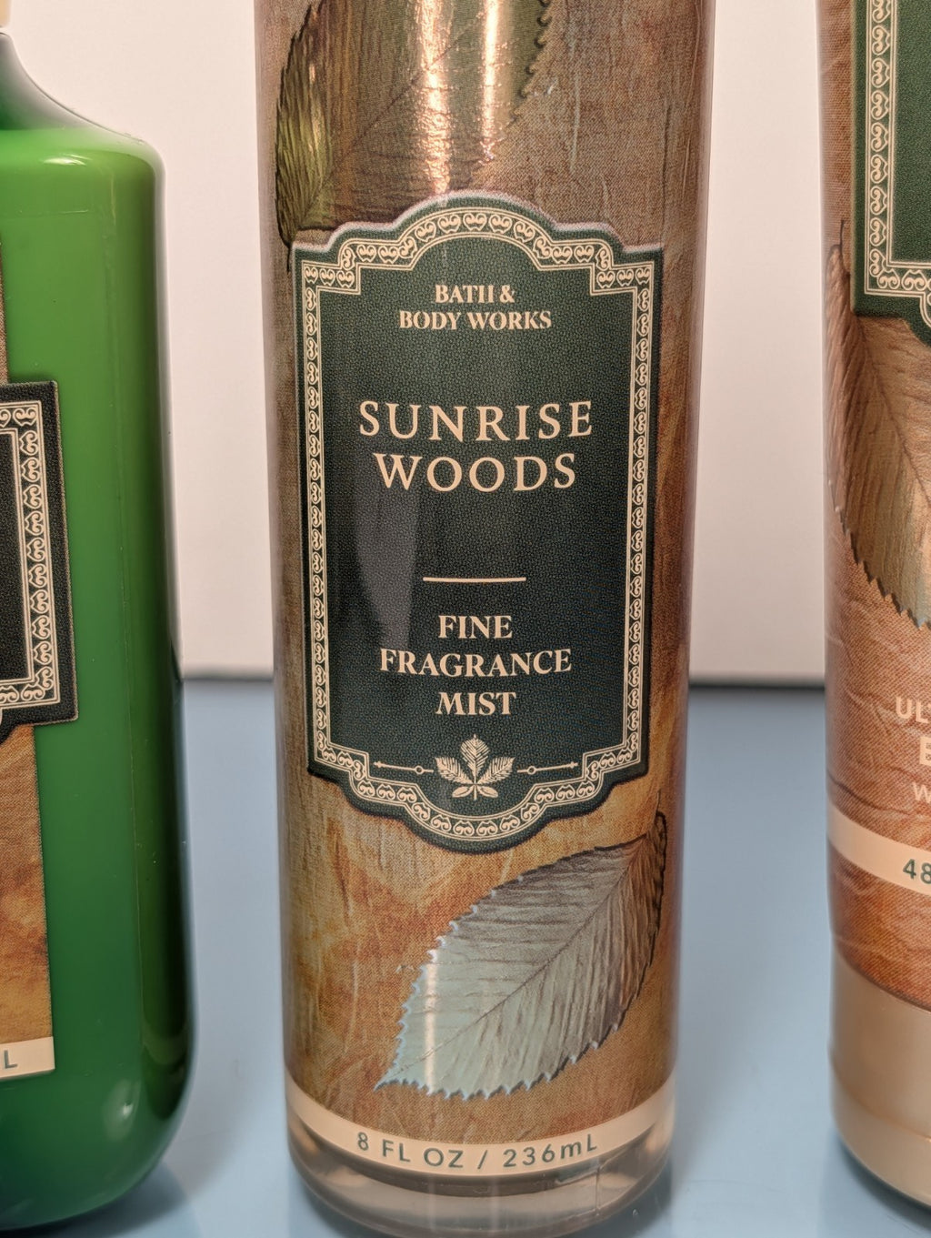 Bath & Body Works Sunrise Woods Mist Wash Lotion & Body Cream Set
