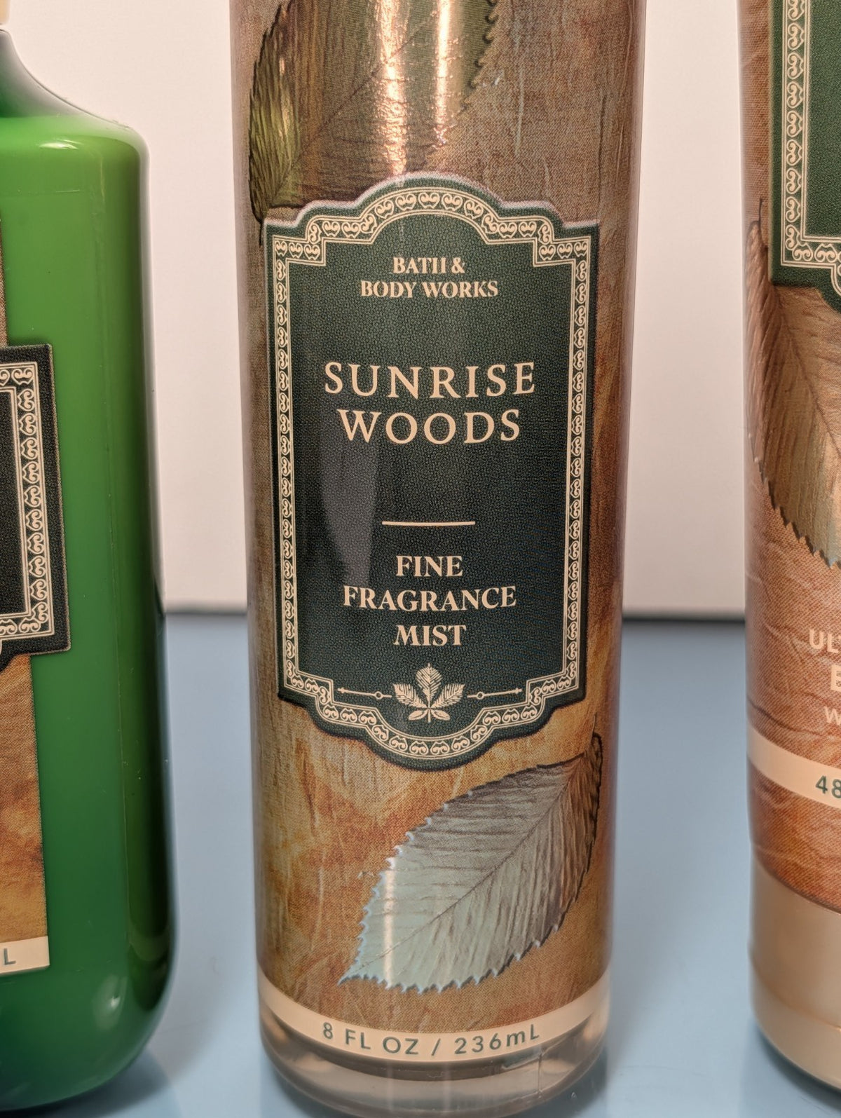 Bath & Body Works Sunrise Woods Mist Wash Lotion & Body Cream Set