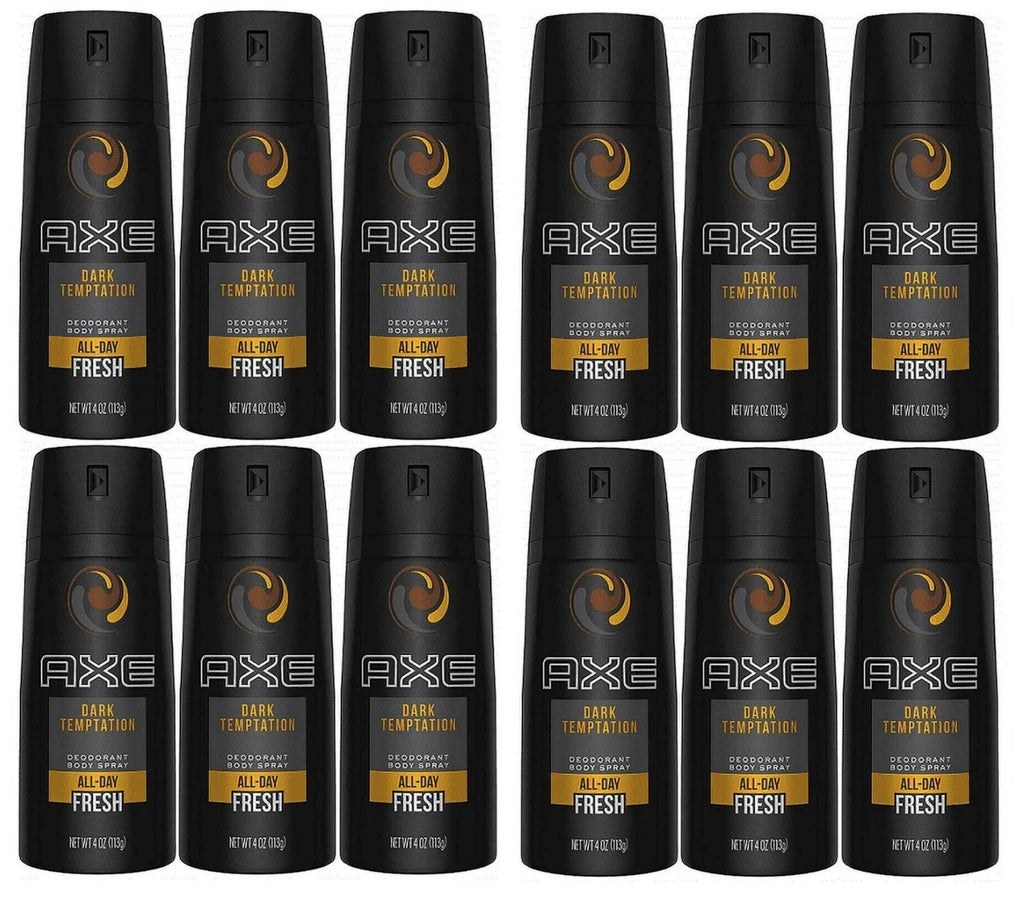 Men's Deodorant Body Spray - Dark Temptation 12-Pack