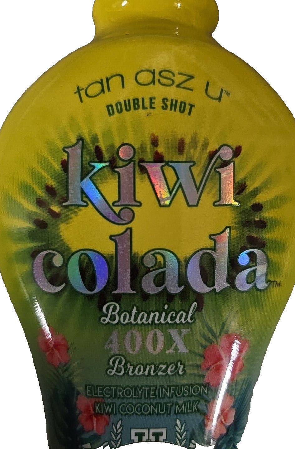 Double Shot Botanical Tanning Lotion 7.5 oz with Kiwi Colada Scent - Bronzer