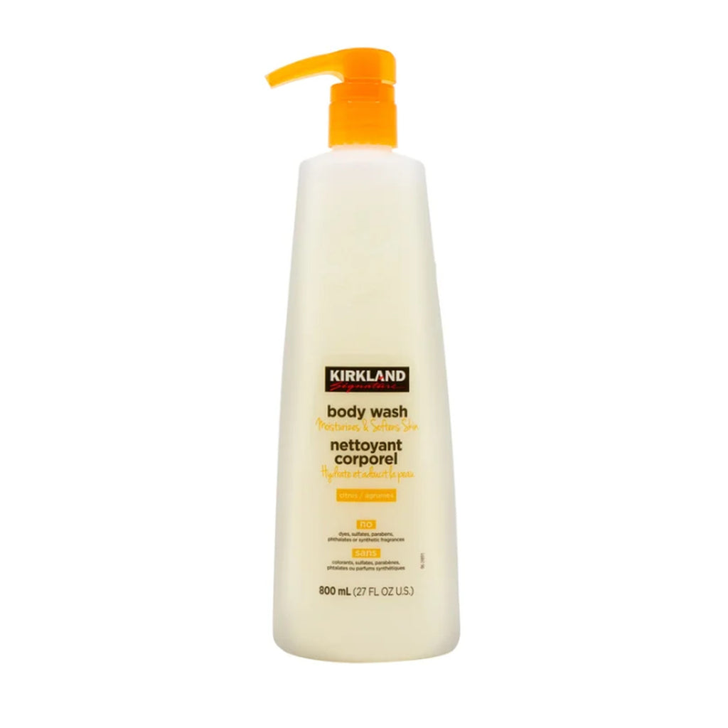 Liquid Body Wash Natural Citrus 54 fl oz 2-Pack Moisturizing Plant-Based