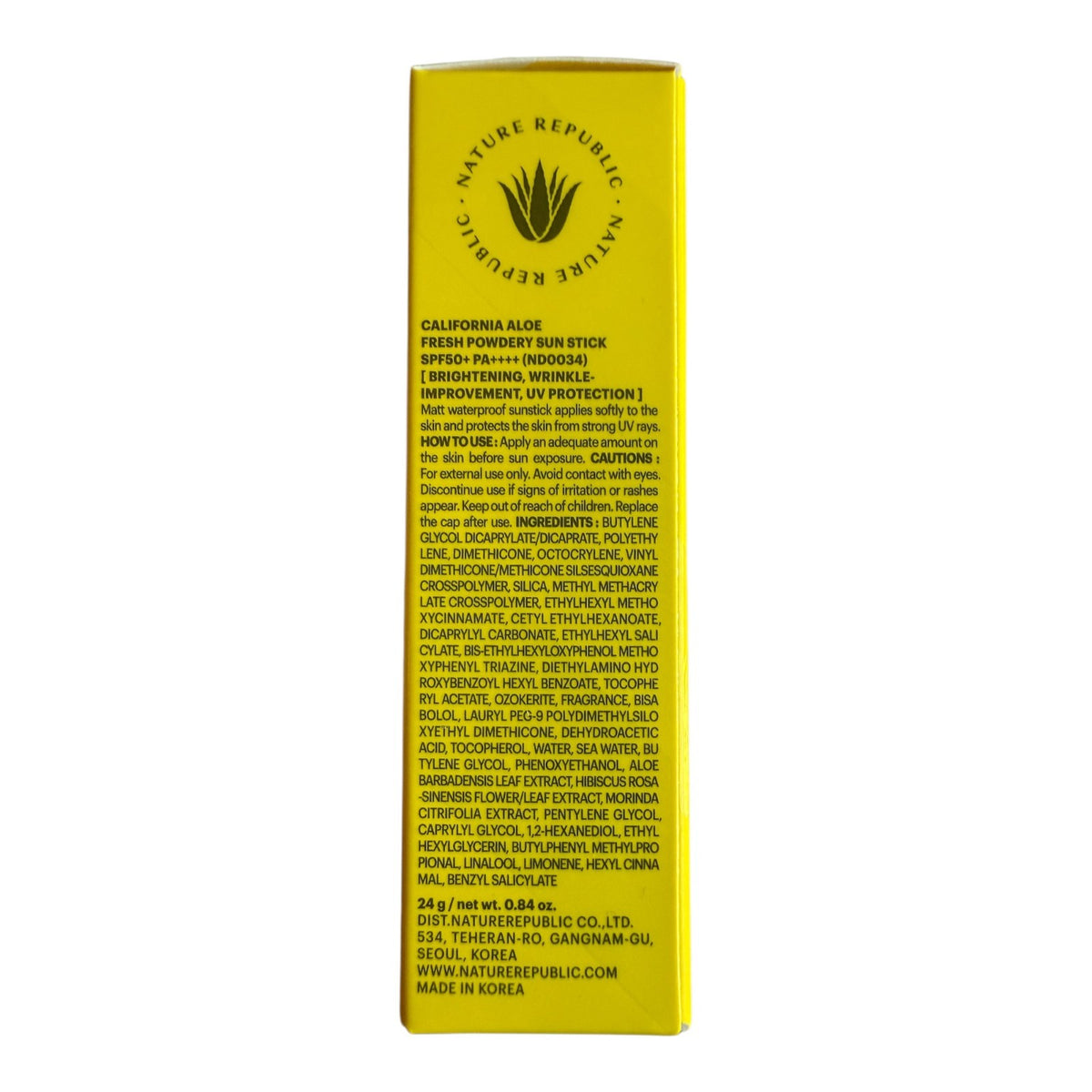 SPF50+ PA++++ Sun Stick with Aloe Vera | High UV Protection & Hydrating