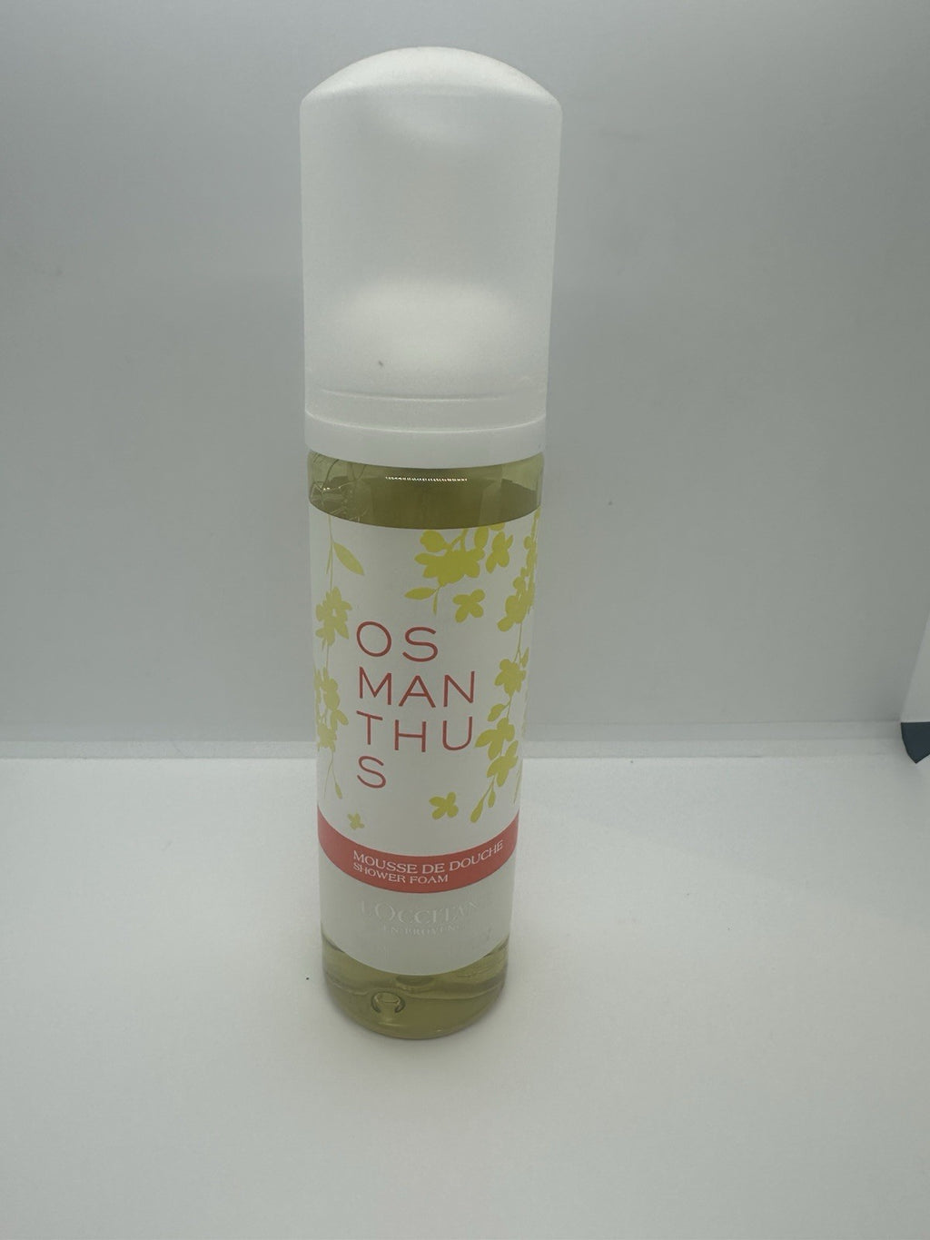 L’Occitane Osmanthus Shower Foam 6.7 oz Body Wash - Gentle Floral Scent