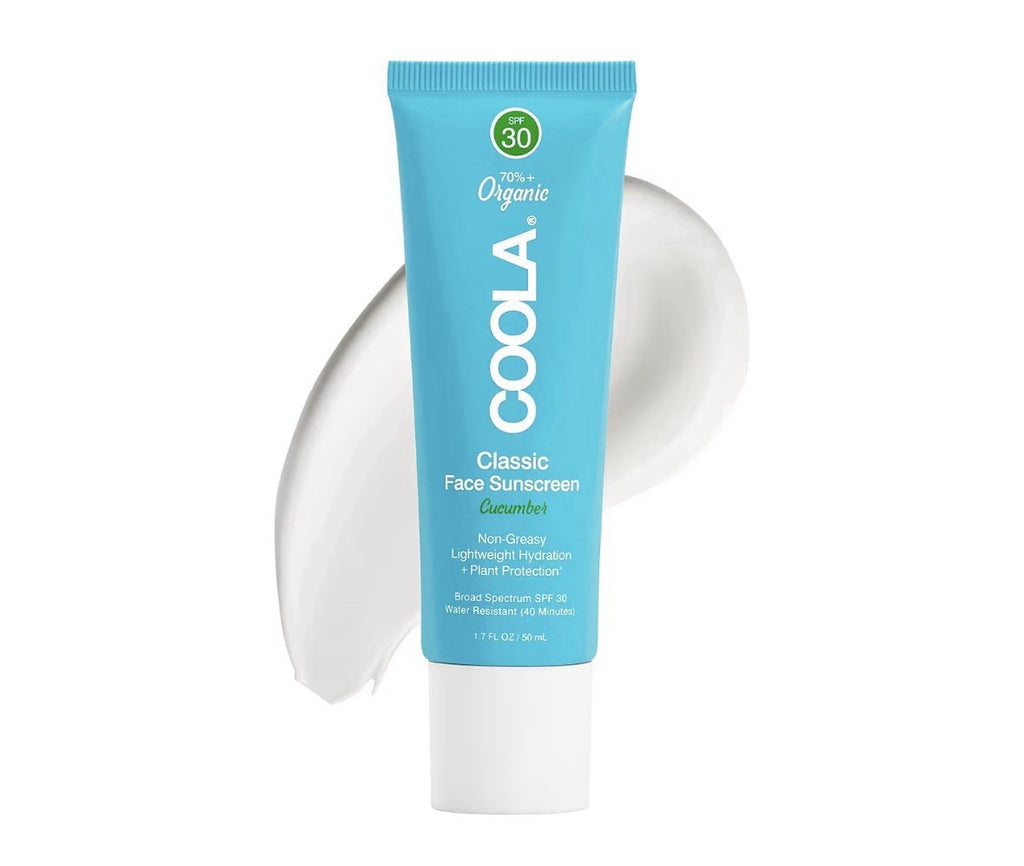 Organic Face Sunscreen SPF 30 Sunblock Lotion 1.7 fl oz - Hydrating & Broad Spectrum Protection