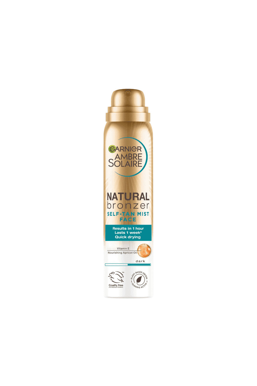 Dark Self Tanner Mist Spray for Face & Body - Natural Bronzer, Quick-Dry, Streak-Free