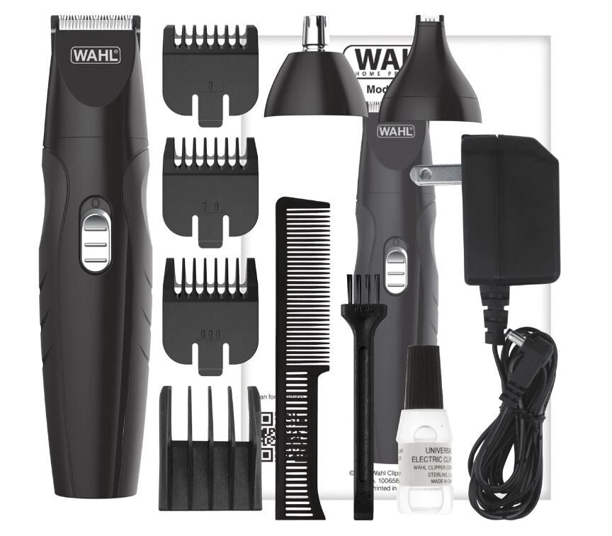 Rechargeable All-In-One Grooming Trimmer for Beard Nose Ear Face