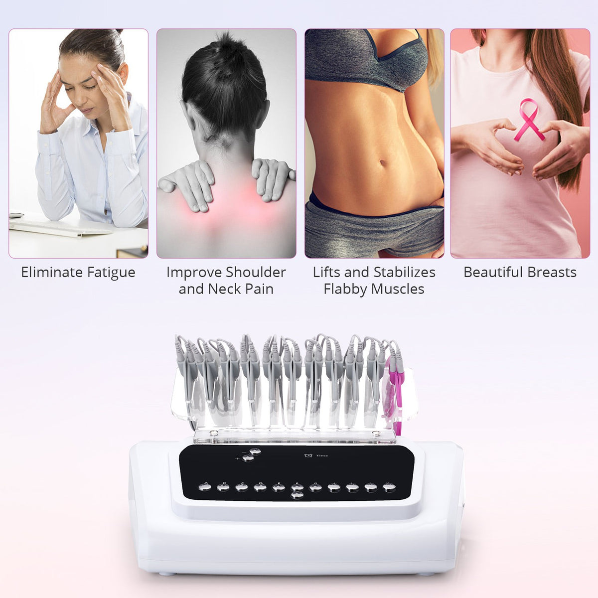 Muscle Stimulation Electrode Machine for Body Slimming & Pain Relief
