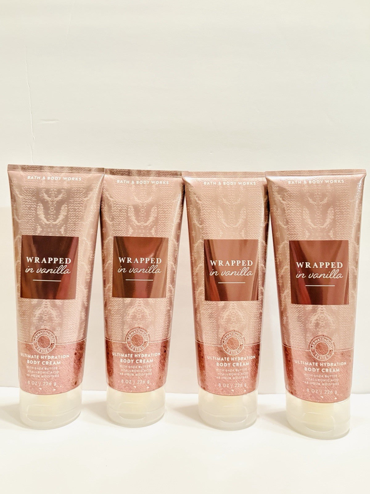 Wrapped in Vanilla Hydration Body Cream Pack of 4 8 oz