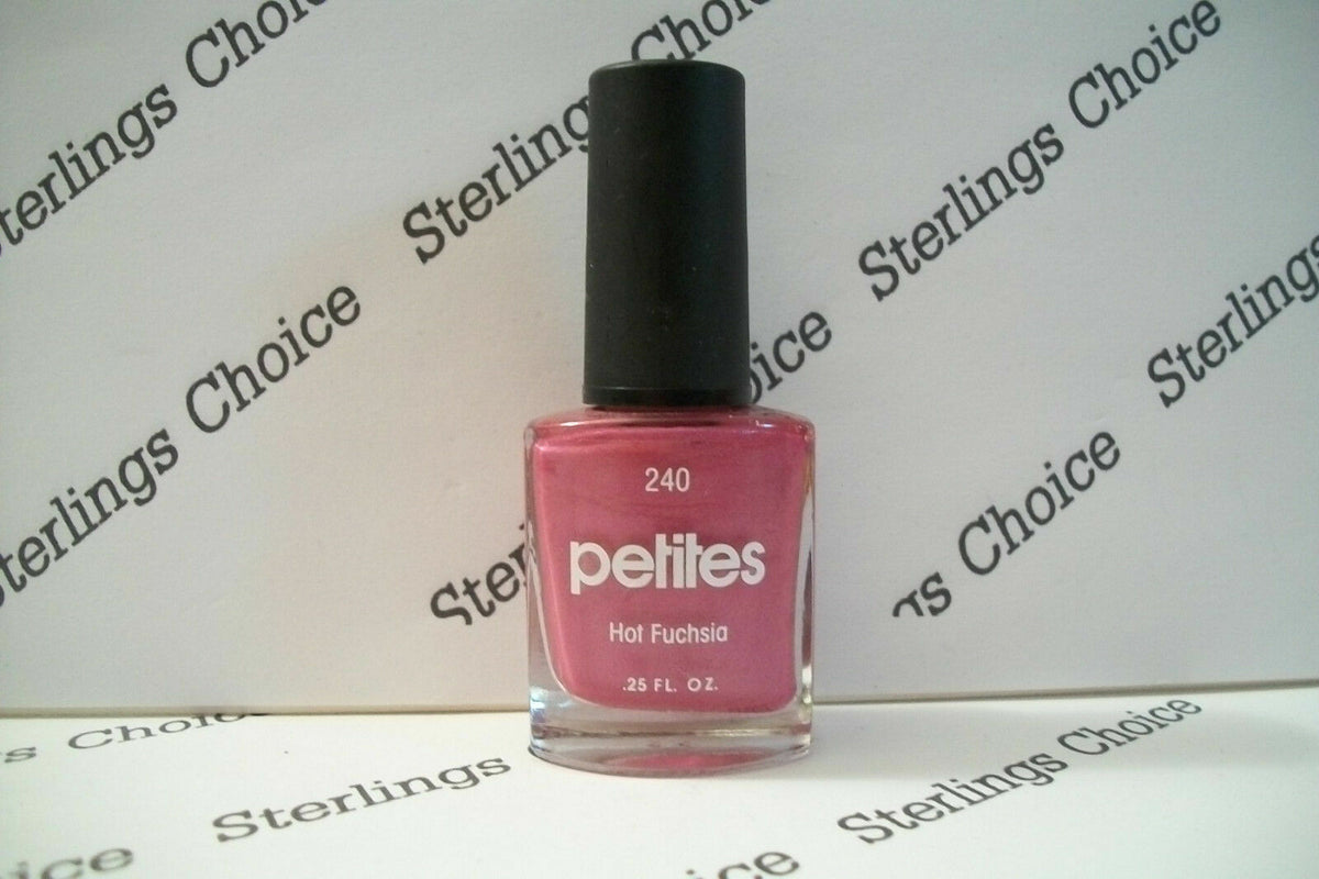 Petites Nail Polish #240 Hot Fuchsia - Long-Lasting 0.25 fl oz