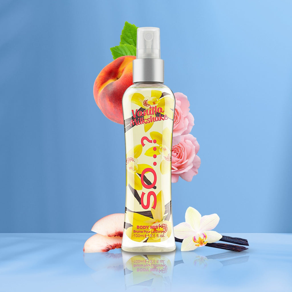 Vanilla Milkshake Body Mist for Women - 3.5 oz Fragrance Spray