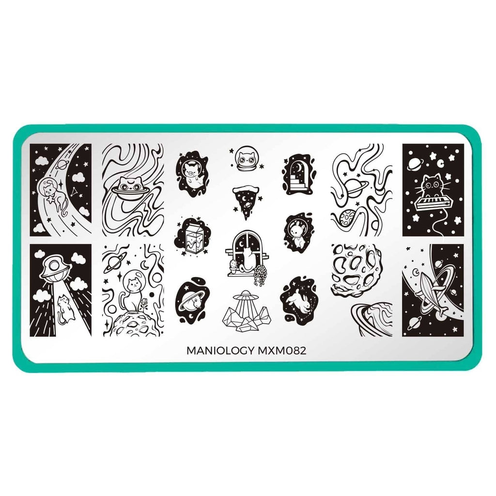 Maniology Nail Stamping Plate Set MXM081 & MXM082 - Nail Art Tools