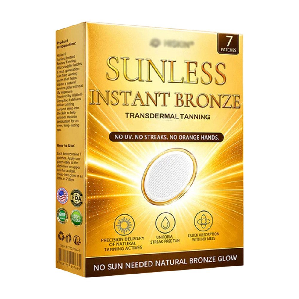 Sunless Natural Glow Tanning Patches - Gradual Bronze Complexion