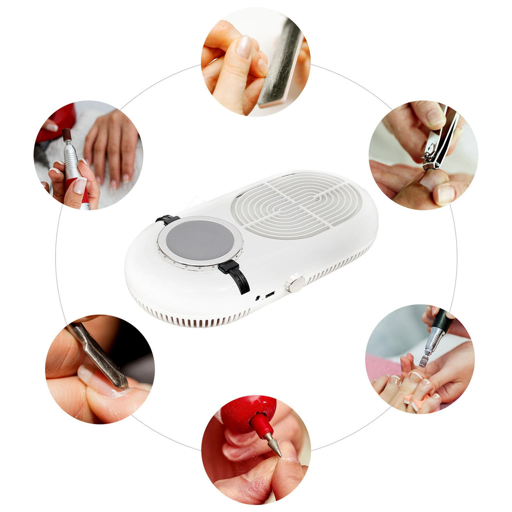 Nail Dust Collector Vacuum Fan for Nail Art and Manicure