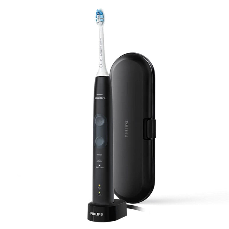 Electric Sonic Toothbrush Set - Rechargeable & Pressure Sensor, Multiple Colors