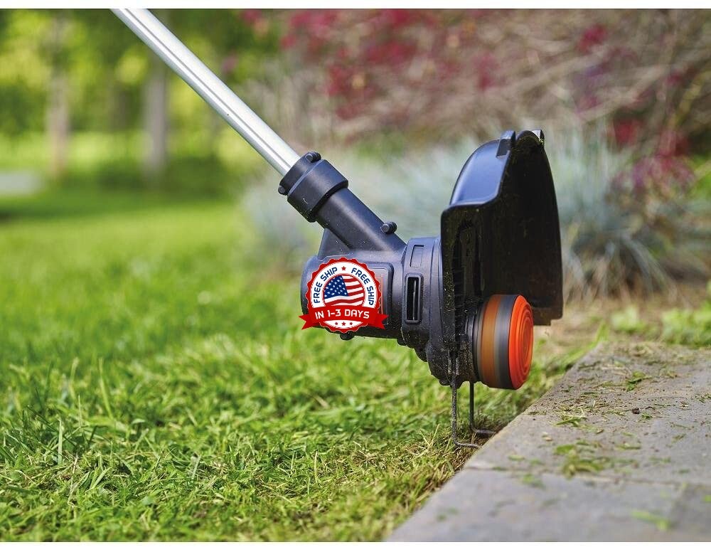 Electric Lawn Trimmer / Edger 13-Inch, 5 Amp Corded Weed Cutter