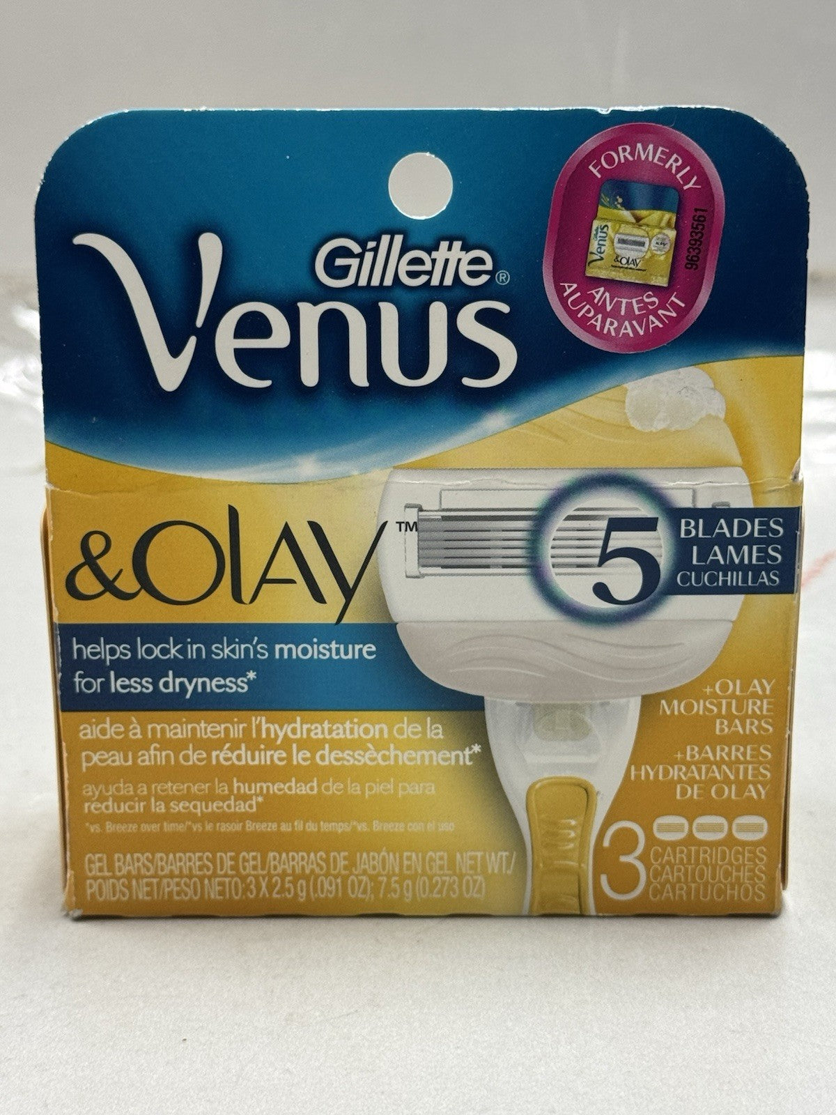Gillette Venus & Olay 6 Refill Cartridges for Women's Razors - Scuffed Box