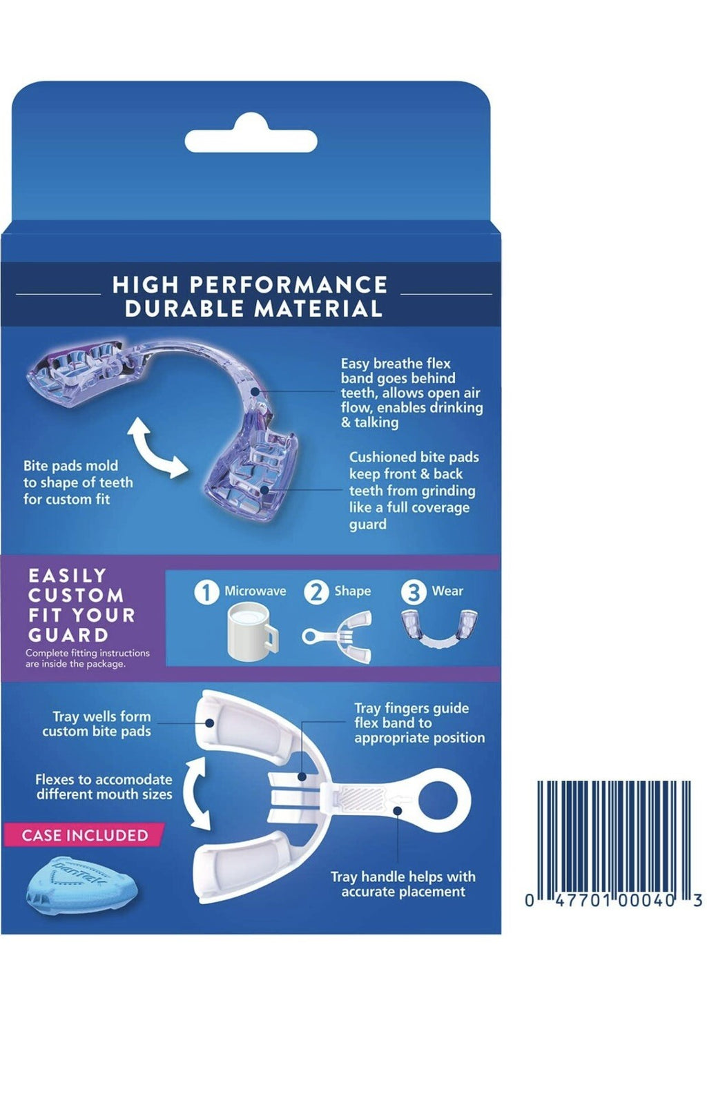 Dental Mouthguard for Full Protection - Custom Fit, 1 Count
