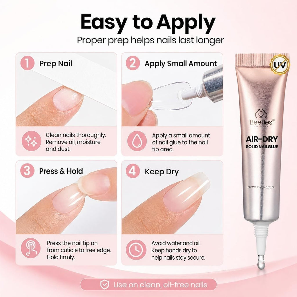 Super Strong Nail Glue 10g for Press-On & Acrylic Nails - No UV Needed