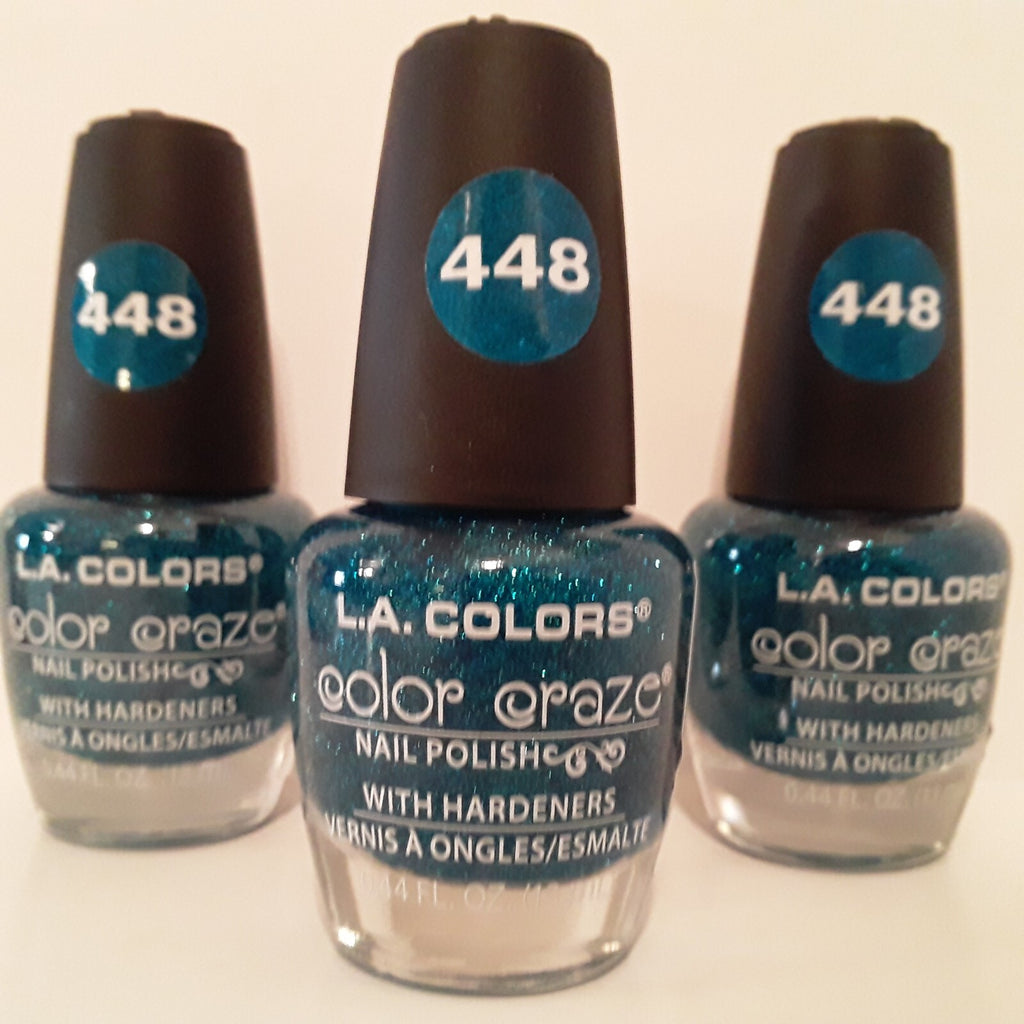 Nail Crystals Set - Aqua Color Craze Lot of 3 with Hardeners - 0.44 fl oz