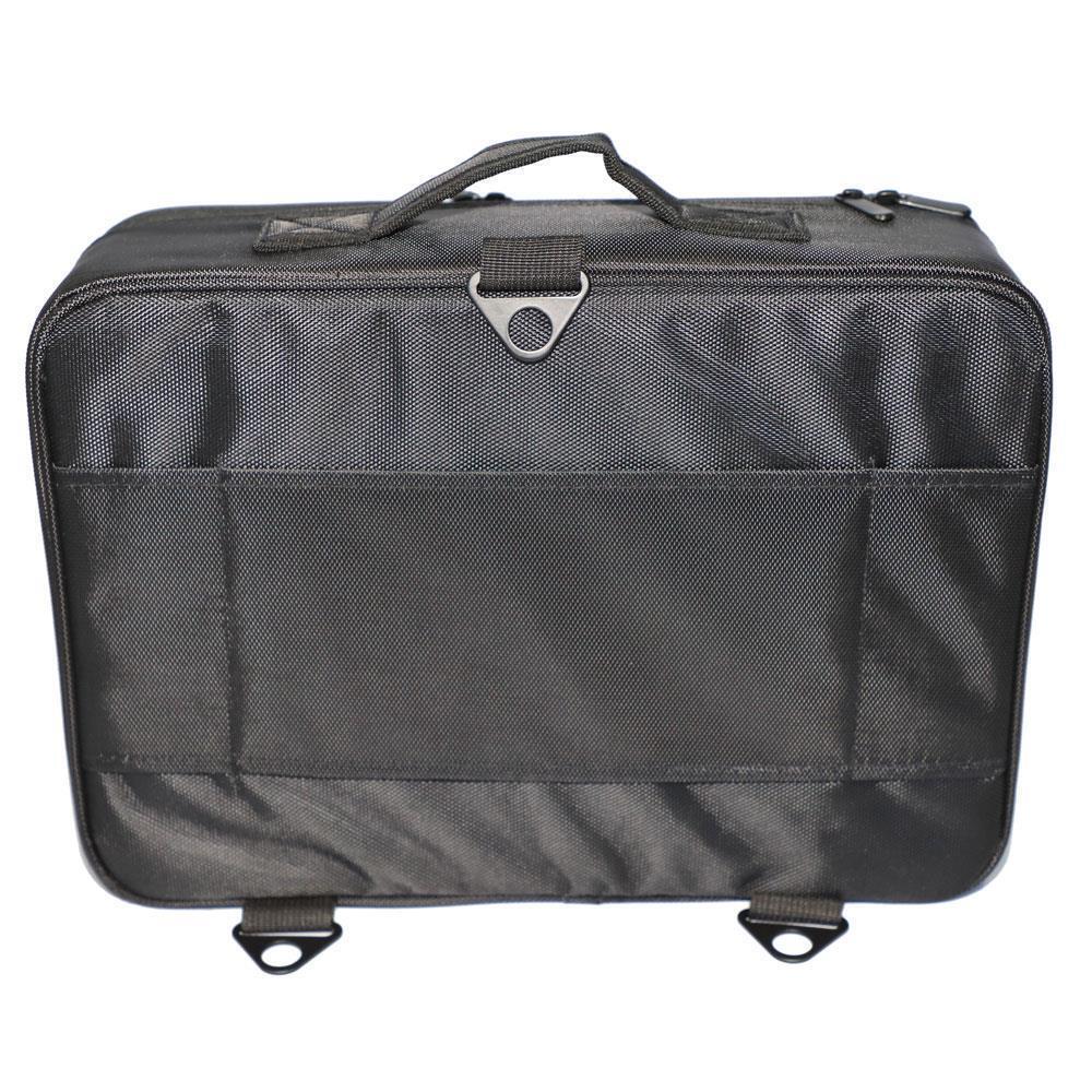 4 Wheels Makeup Case Organizer with Trolley, Storage Box & Carry Handle