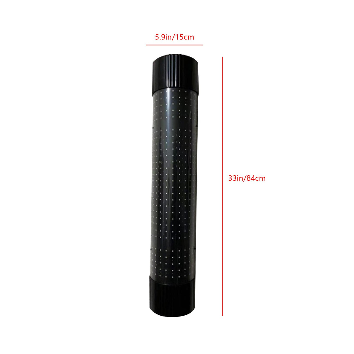33-Inch LED Rotating Sign Light for Hair Salons and Barbershops Waterproof Outdoor Display