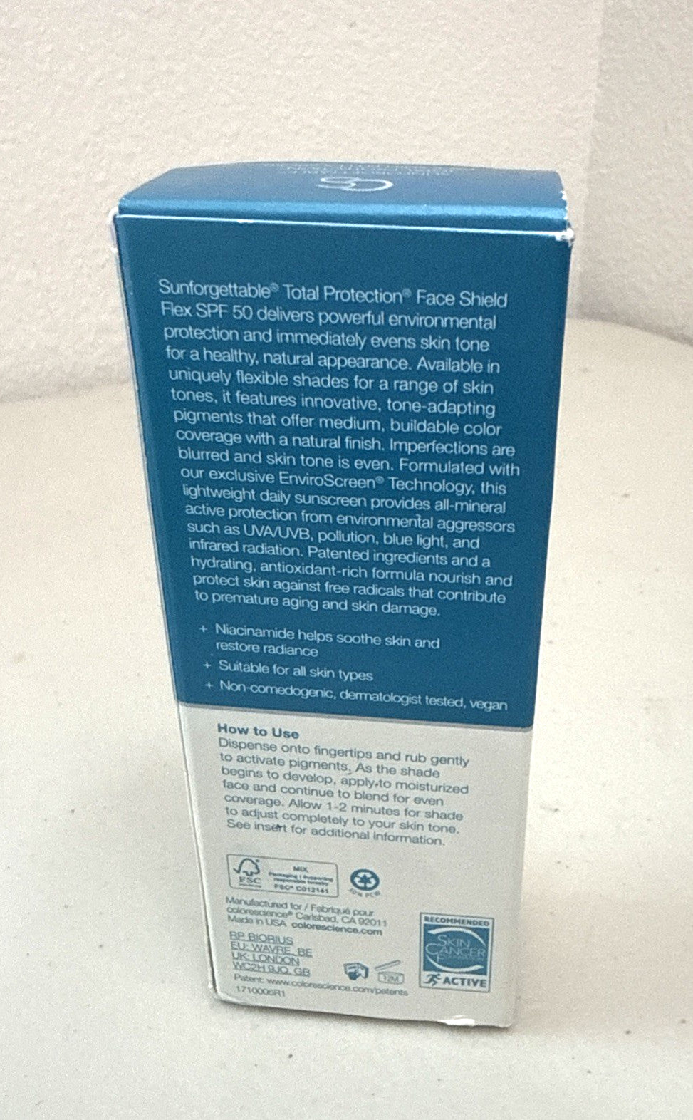 SPF 50 Face Shield Flex Sun Protection 1.8 FAIR - Protective Face Cover