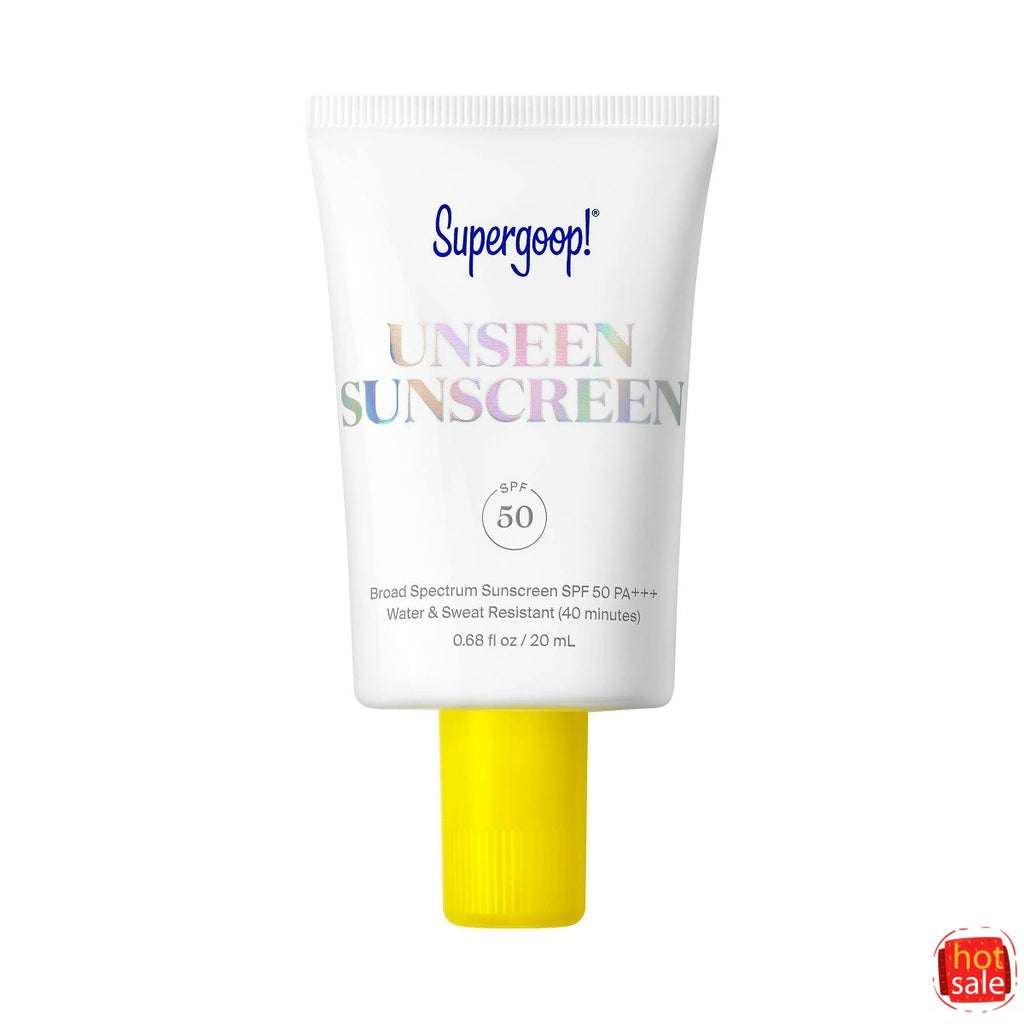 Unseen SPF 50 Clear Sunscreen Mini Travel Size - Broad Spectrum Face Lotion