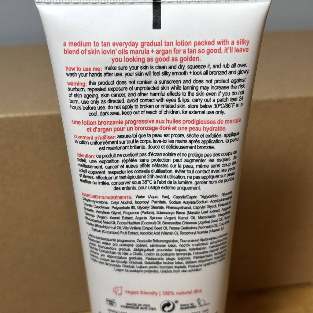 Gradual Tan Lotion for Medium to Tan Skin - Sun Kissed Glow 8oz