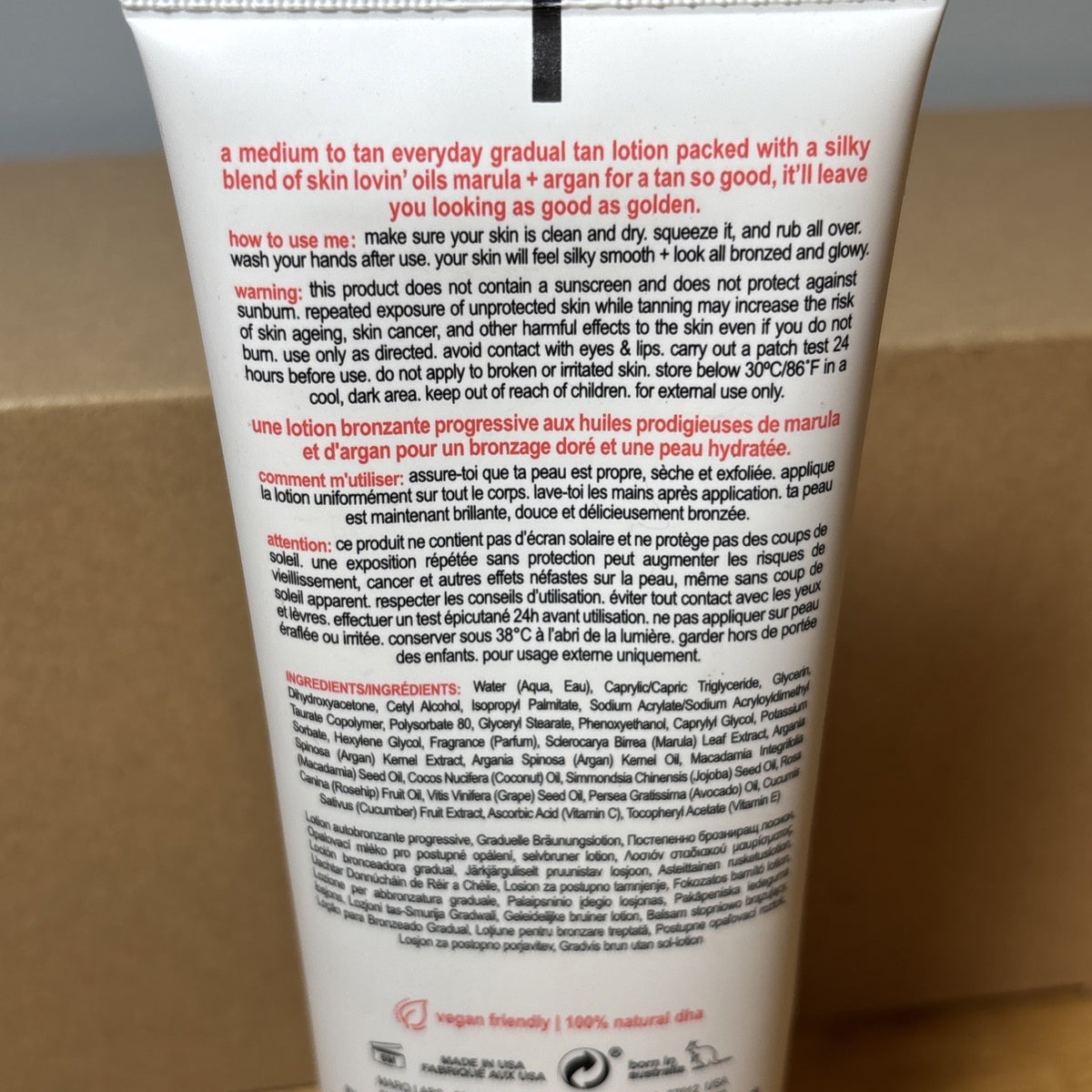 Gradual Tan Lotion for Medium to Tan Skin - Sun Kissed Glow 8oz