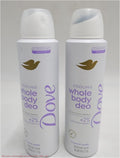 2 Pack Aluminum-Free Invisible Deodorant Spray for Whole Body