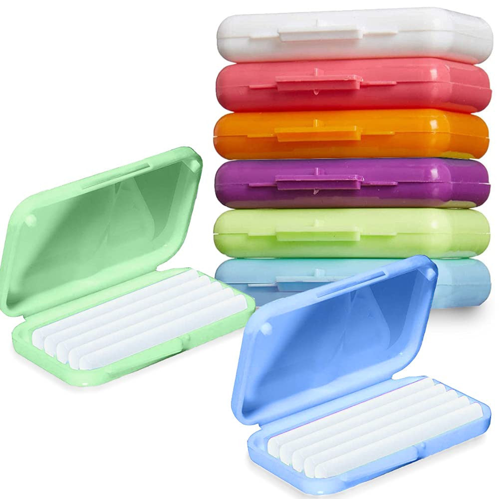 Orthodontic Wax for Braces 6 Pack Colorful Dental Care Relief