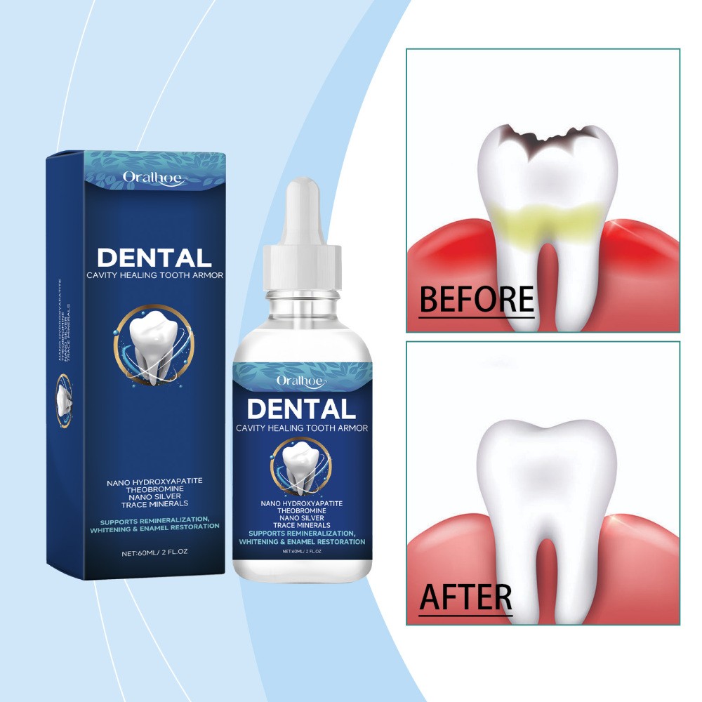 Dental Cavity Healing Tooth Serum - Nano Hydroxyapatite & Antibacterial Care
