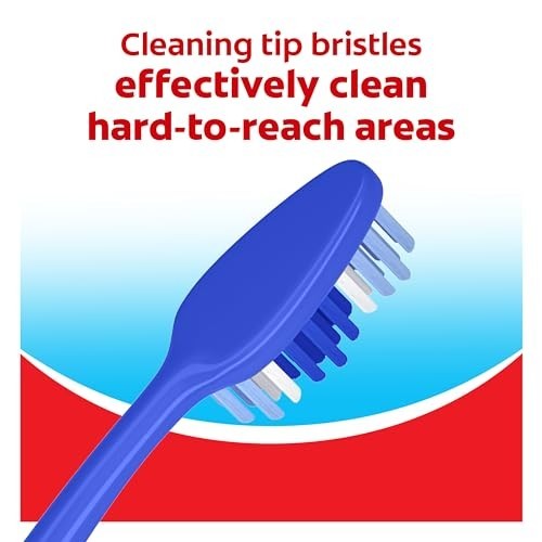 Medium Toothbrushes 6 Pack - Soft Bristle Oral Care for Adults